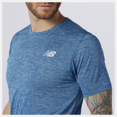 Tenacity Tee | New Balance Clothing Captain Blue - Men
