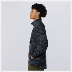 Fortitech Printed Woven Pullover | New Balance Clothing Black Print - Men
