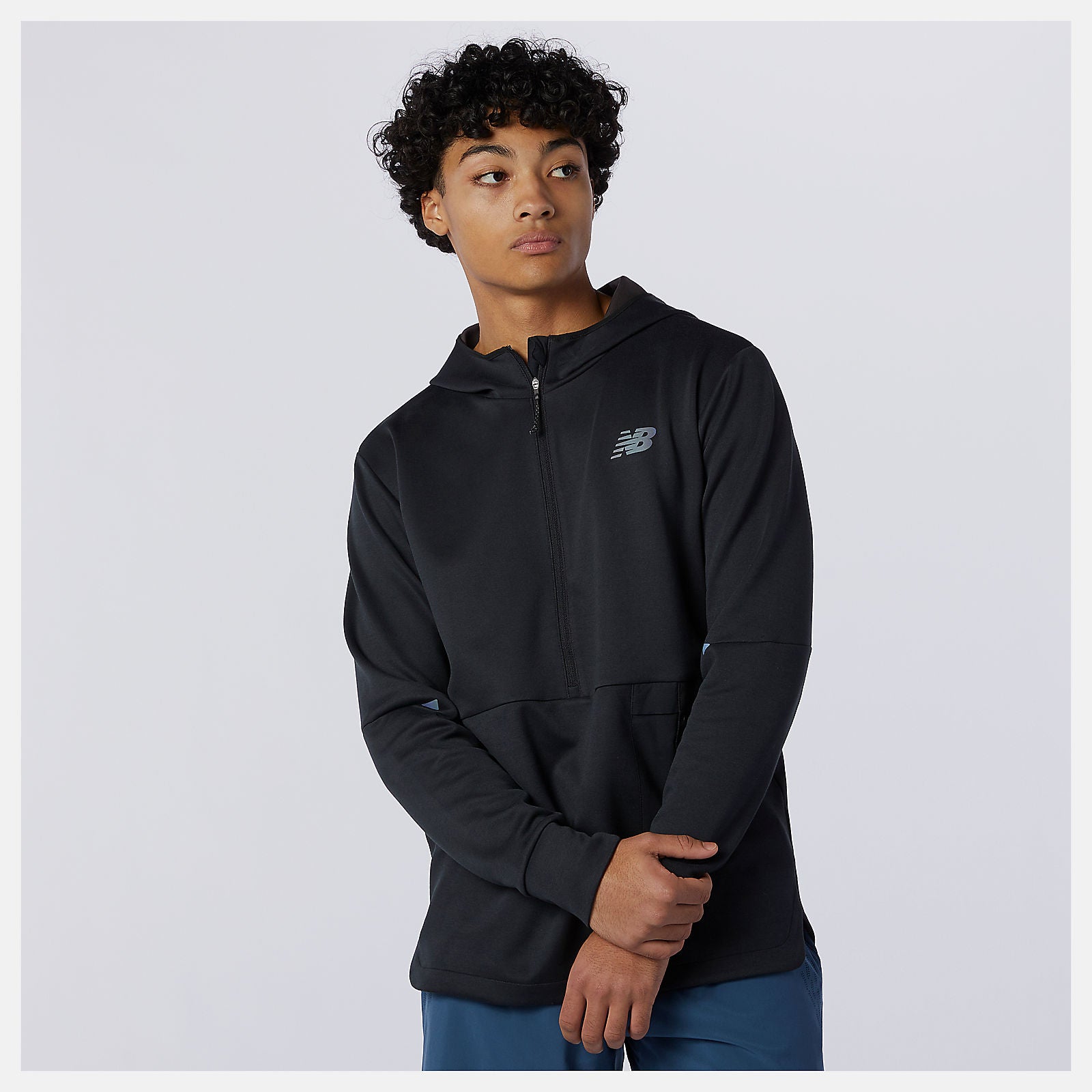 Q Speed Fuel Hoodie | New Balance Clothing Black Heather - Men