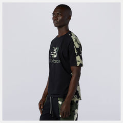 NB Essential Camo Tee | New Balance Clothing Black Multi - Men