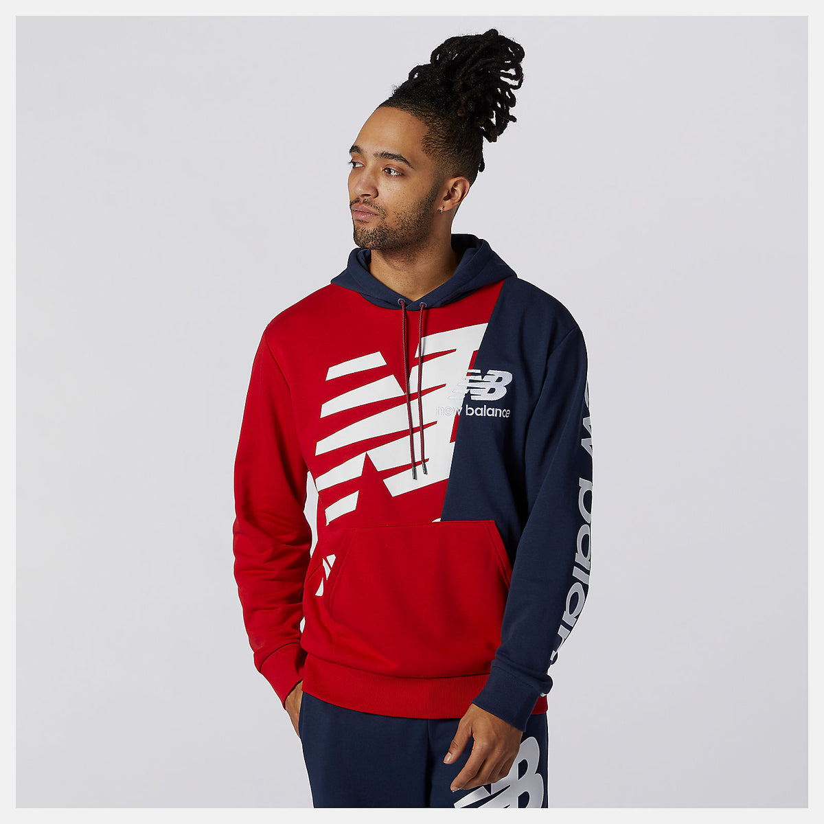 NB Athletics Splice Hoody | New Balance Clothing Team Red Inline - Men