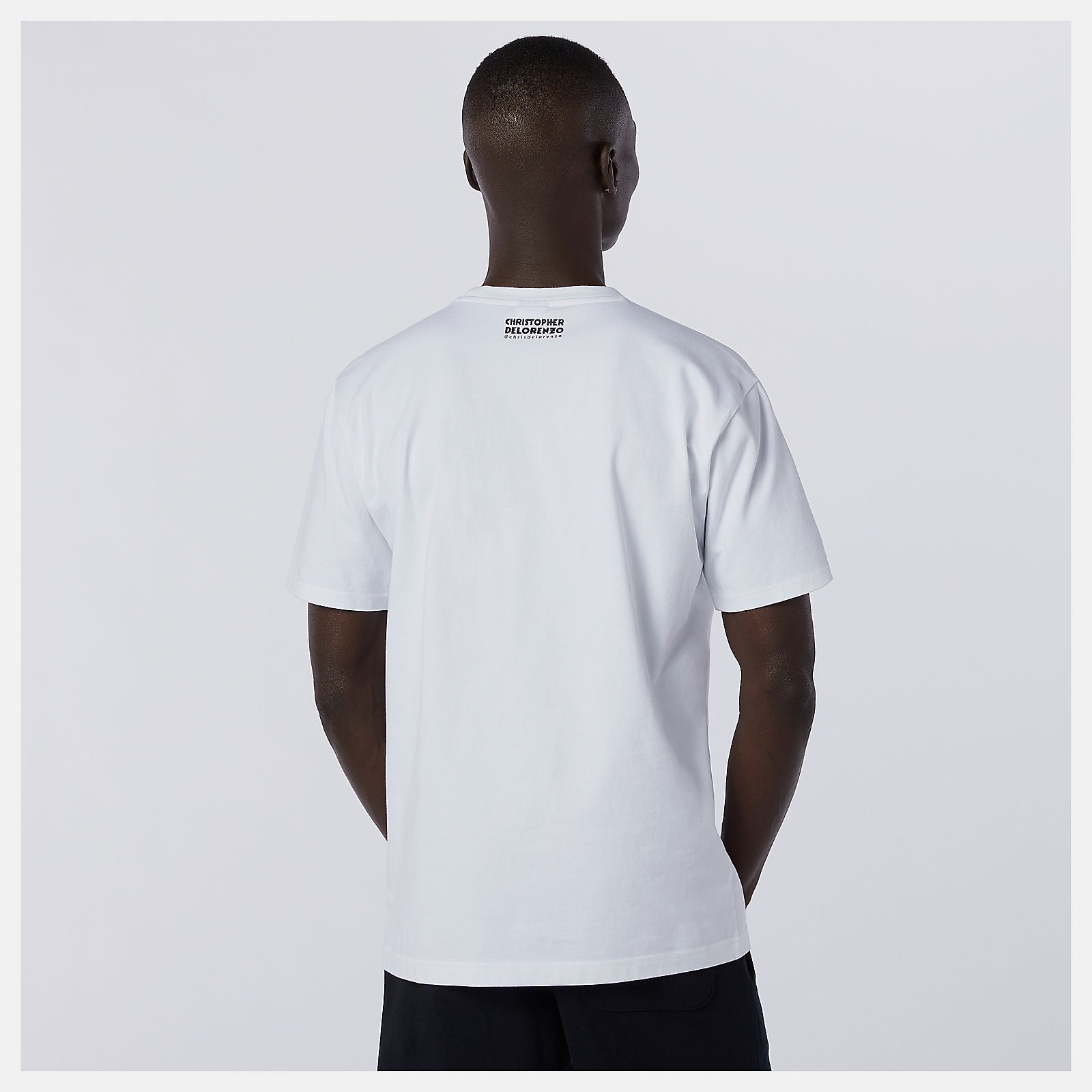 NB Athletics Delorenzo Shoe Tee | New Balance Clothing White - Men