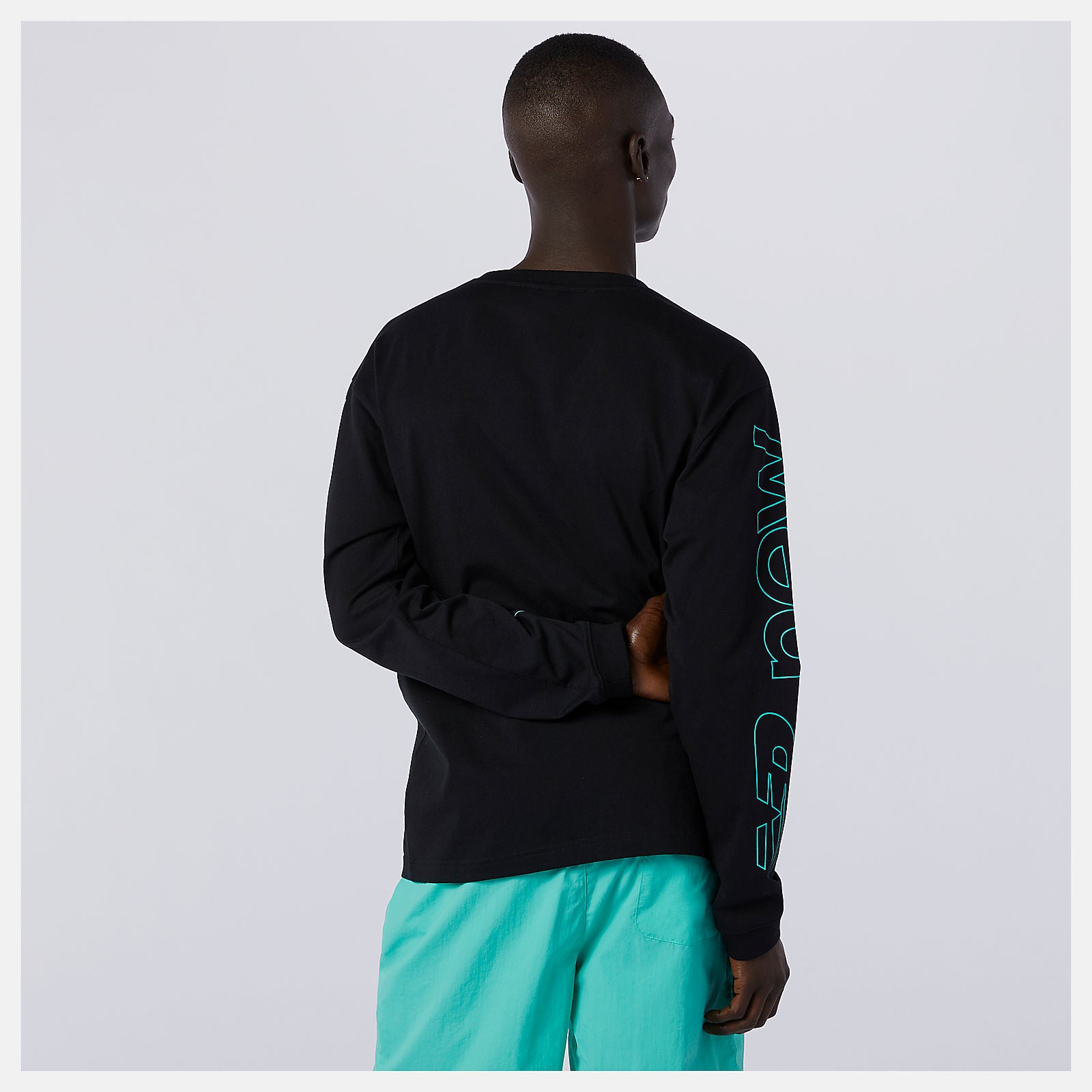 NB Sport Style Optiks Longsleeve Tee | New Balance Clothing Black - Men