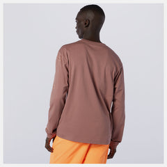 NB Sport Style Optiks Longsleeve Tee | New Balance Clothing Red - Men