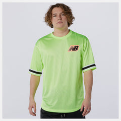 NB Athletics Psy Varsity Mesh Tee | New Balance Clothing Bleached Lime Glo - Men