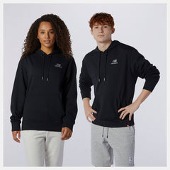 NB Essentials Embroidered Hoodie | New Balance Clothing Black - Women/Men