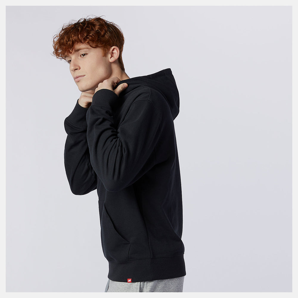 NB Essentials Embroidered Hoodie | New Balance Clothing Black - Women/Men