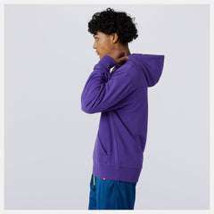 NB Essentials Embroidered Hoodie | New Balance Clothing Prism Purple - Women/Men