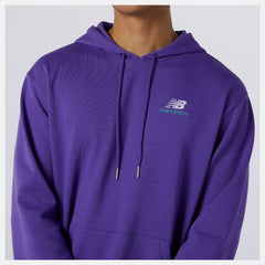 NB Essentials Embroidered Hoodie | New Balance Clothing Prism Purple - Women/Men