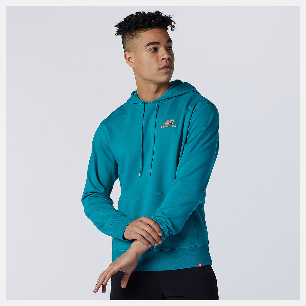 NB Essentials Embroidered Hoodie | New Balance Clothing Team Teal - Women/Men