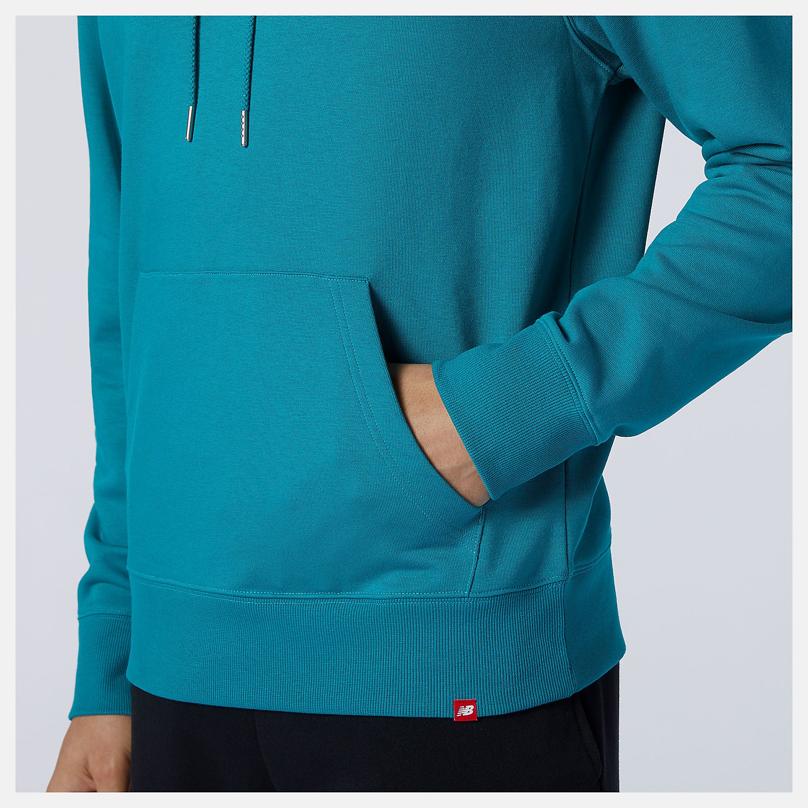 NB Essentials Embroidered Hoodie | New Balance Clothing Team Teal - Women/Men