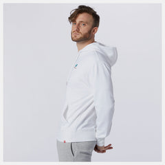 NB Essentials Embroidered Hoodie | New Balance Clothing White - Women/Men