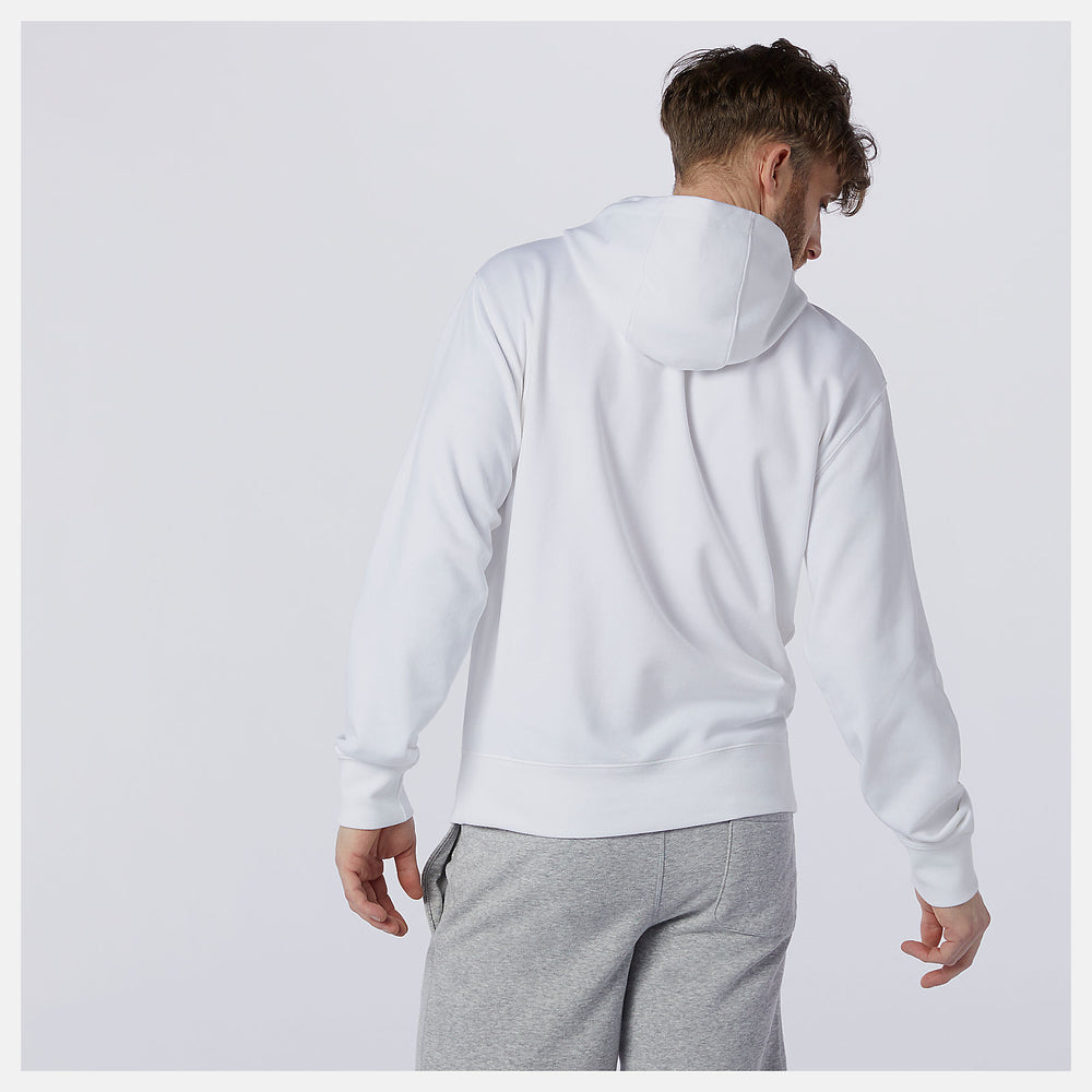 NB Essentials Embroidered Hoodie | New Balance Clothing White - Women/Men