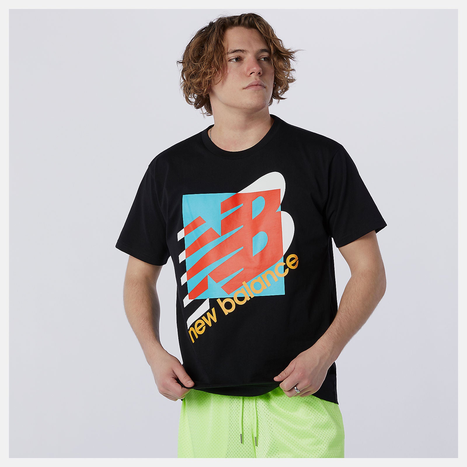 NB Athletics Oversized NB Tee | New Balance Clothing Black - Men