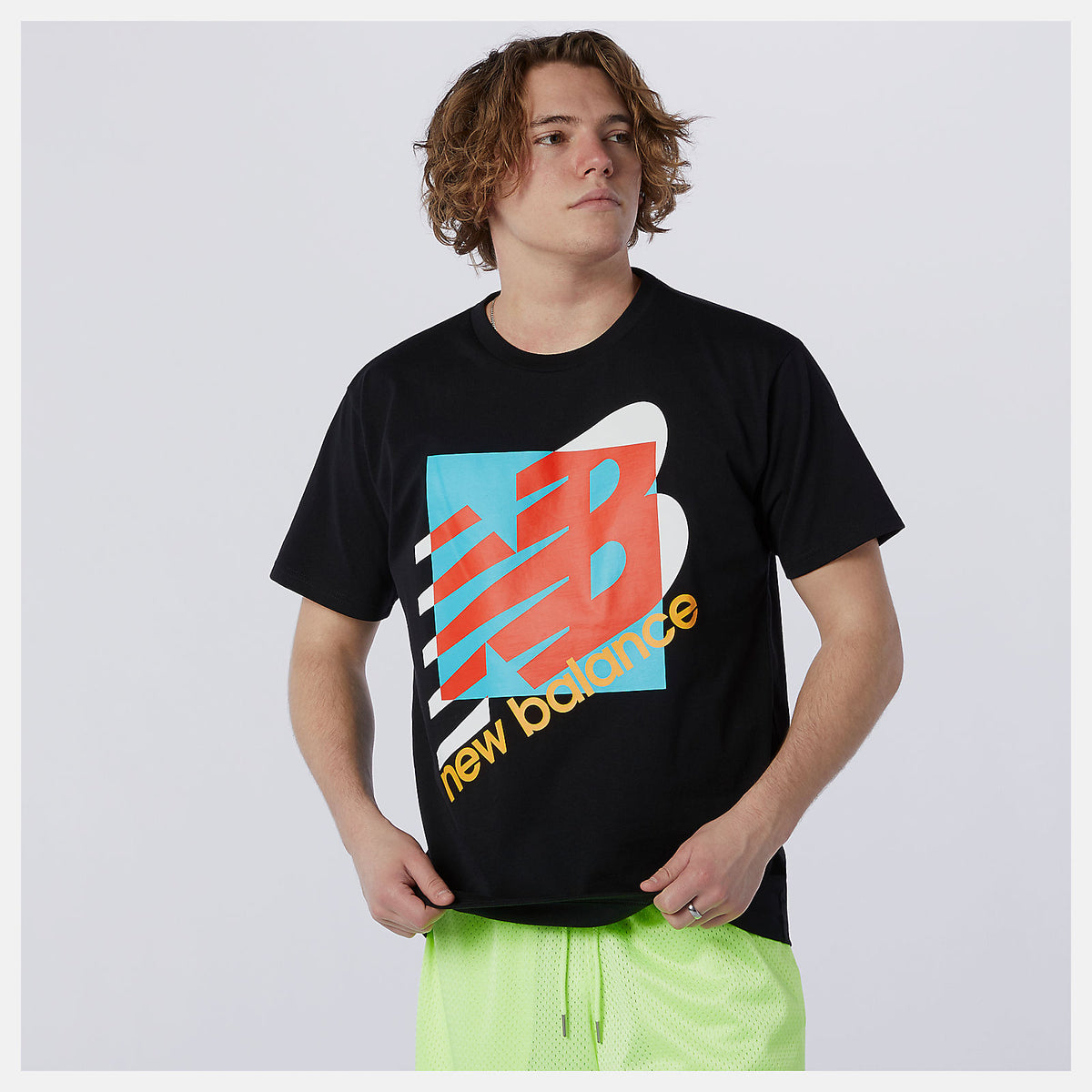 NB Athletics Oversized NB Tee | New Balance Clothing Black - Men