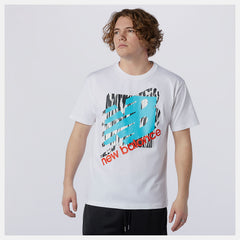 NB Athletics Oversized NB Tee | New Balance Clothing White - Men
