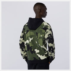 NB Essentials Fleece Camo Hoodie | New Balance Clothing Black/Magnet - Men