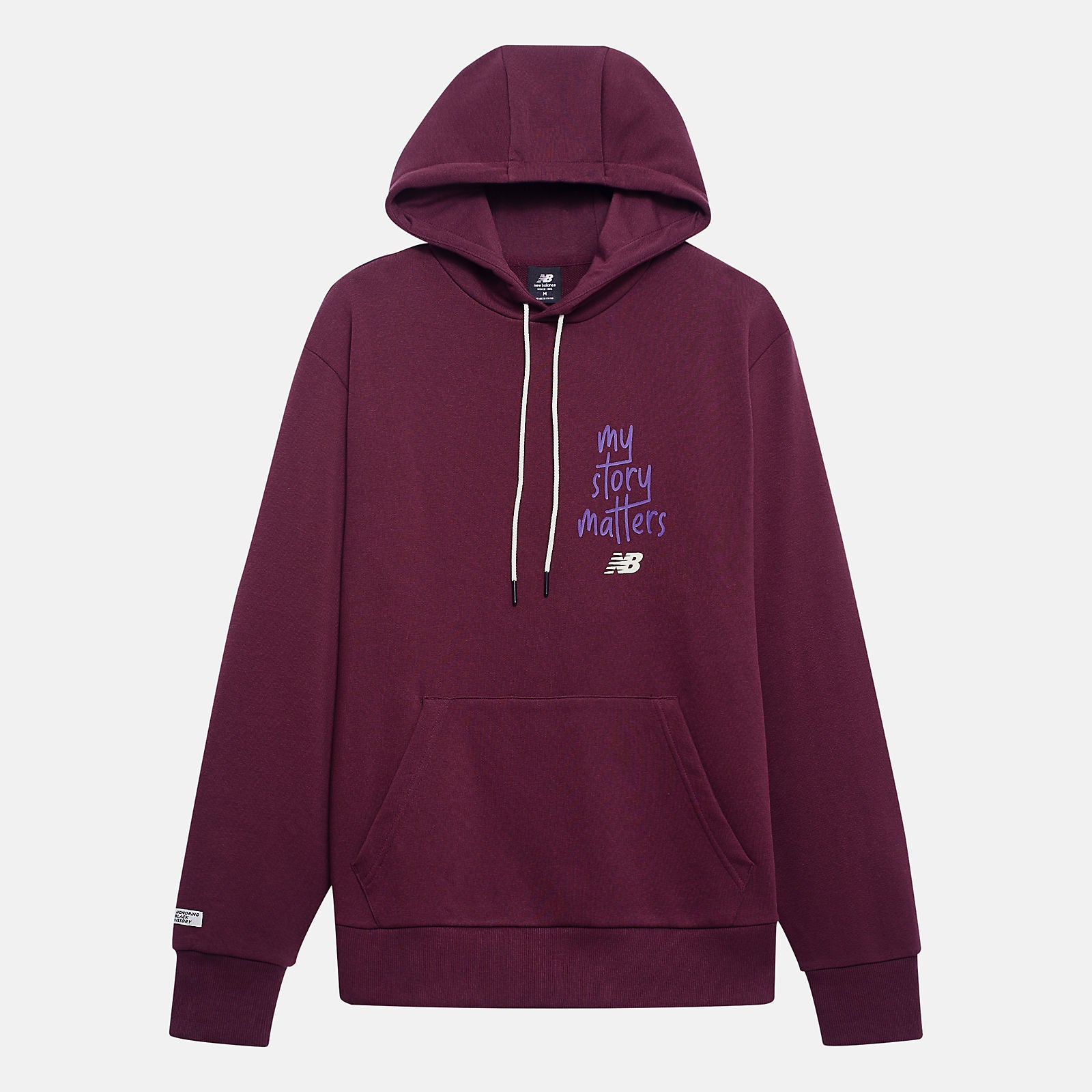 My Story Matters Hoodie | New Balance Clothing NB Burgundy - Men