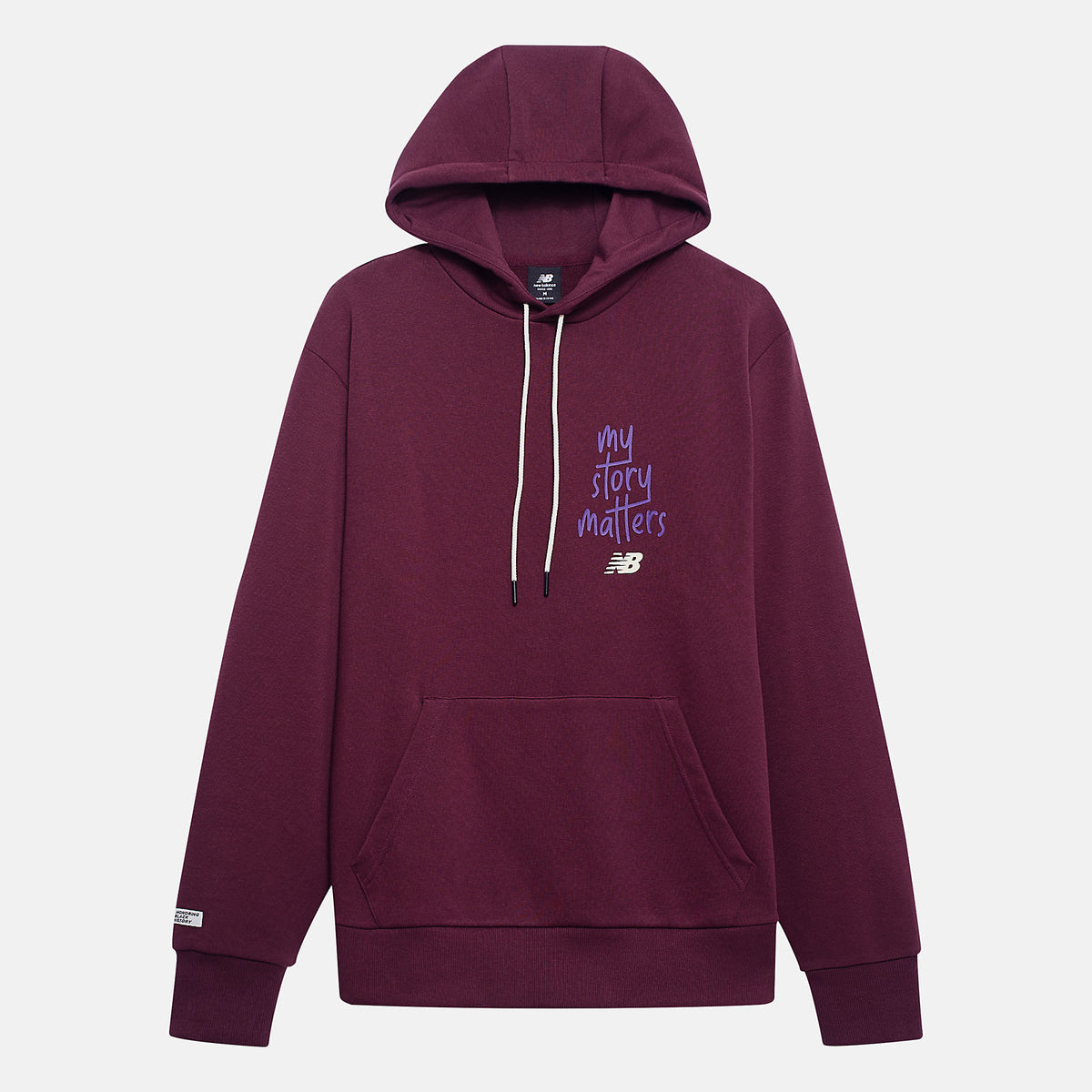 My Story Matters Hoodie | New Balance Clothing NB Burgundy - Men