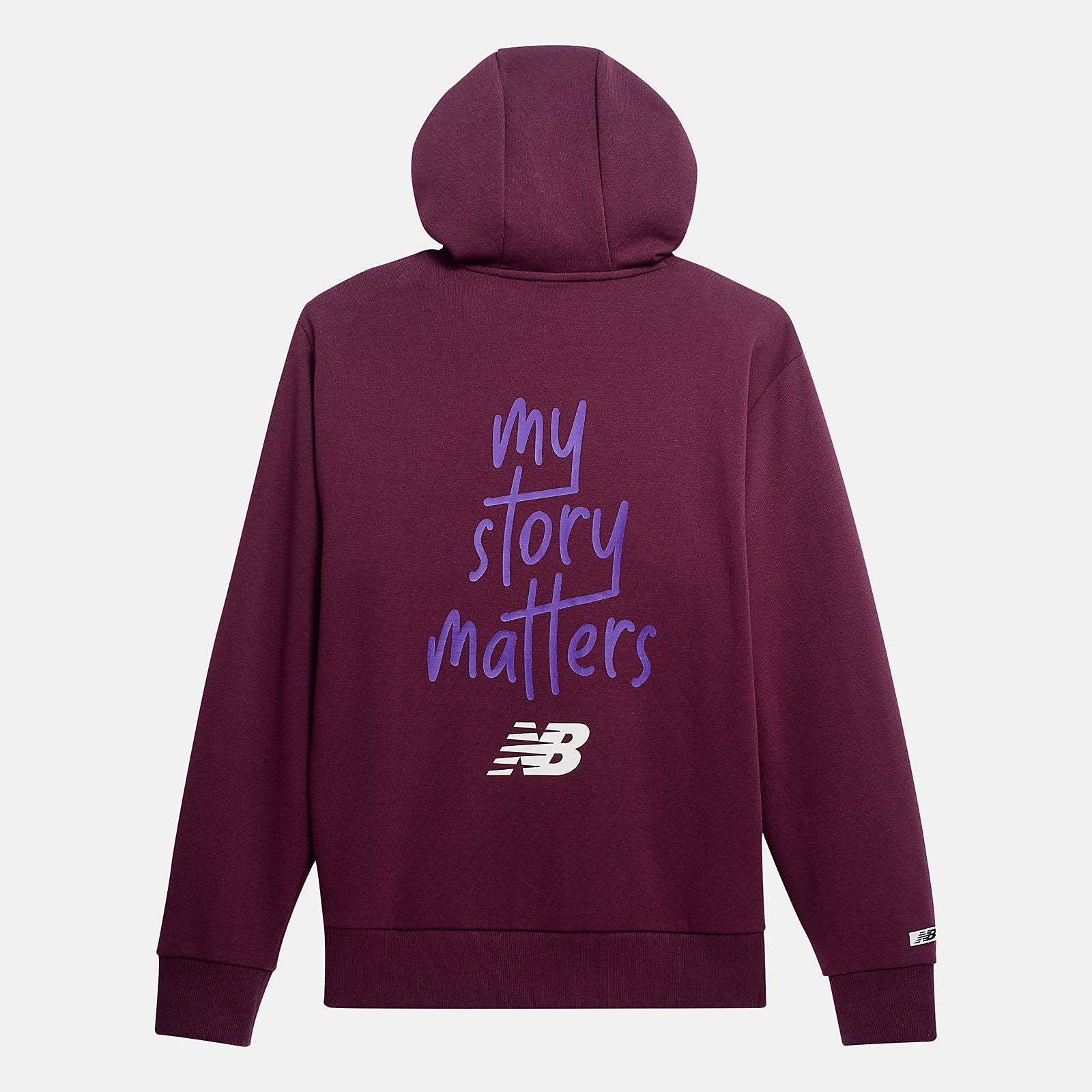 My Story Matters Hoodie | New Balance Clothing NB Burgundy - Men