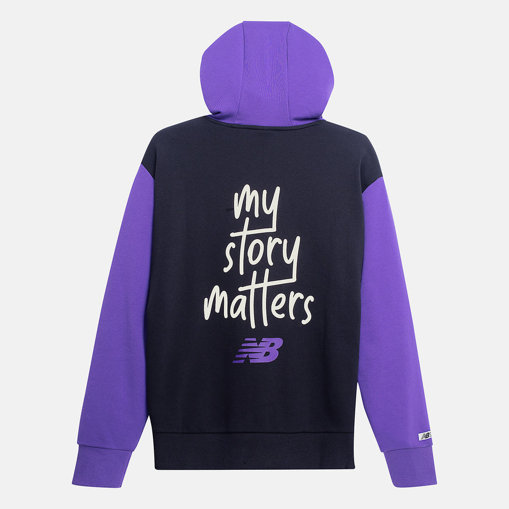 My Story Matters Hoodie | New Balance Clothing Prism Purple - Men