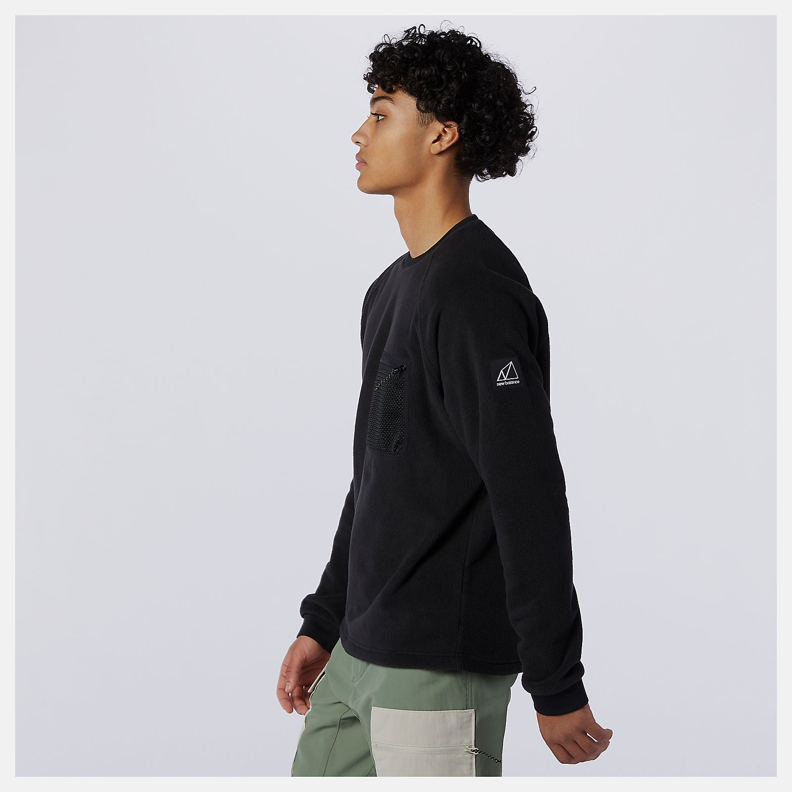 NB All Terrain Pocket Crew | New Balance Clothing Black - Men