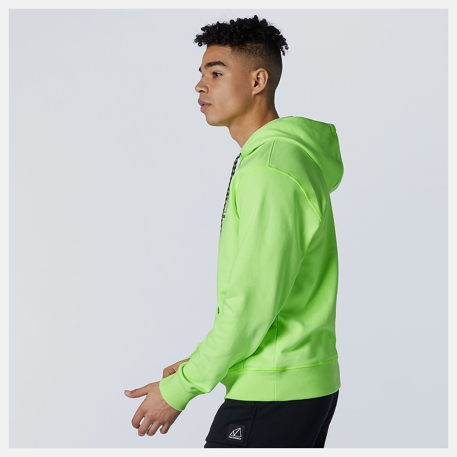 NB All Terrain Hoodie | New Balance Clothing Bleached Lime Glo - Men