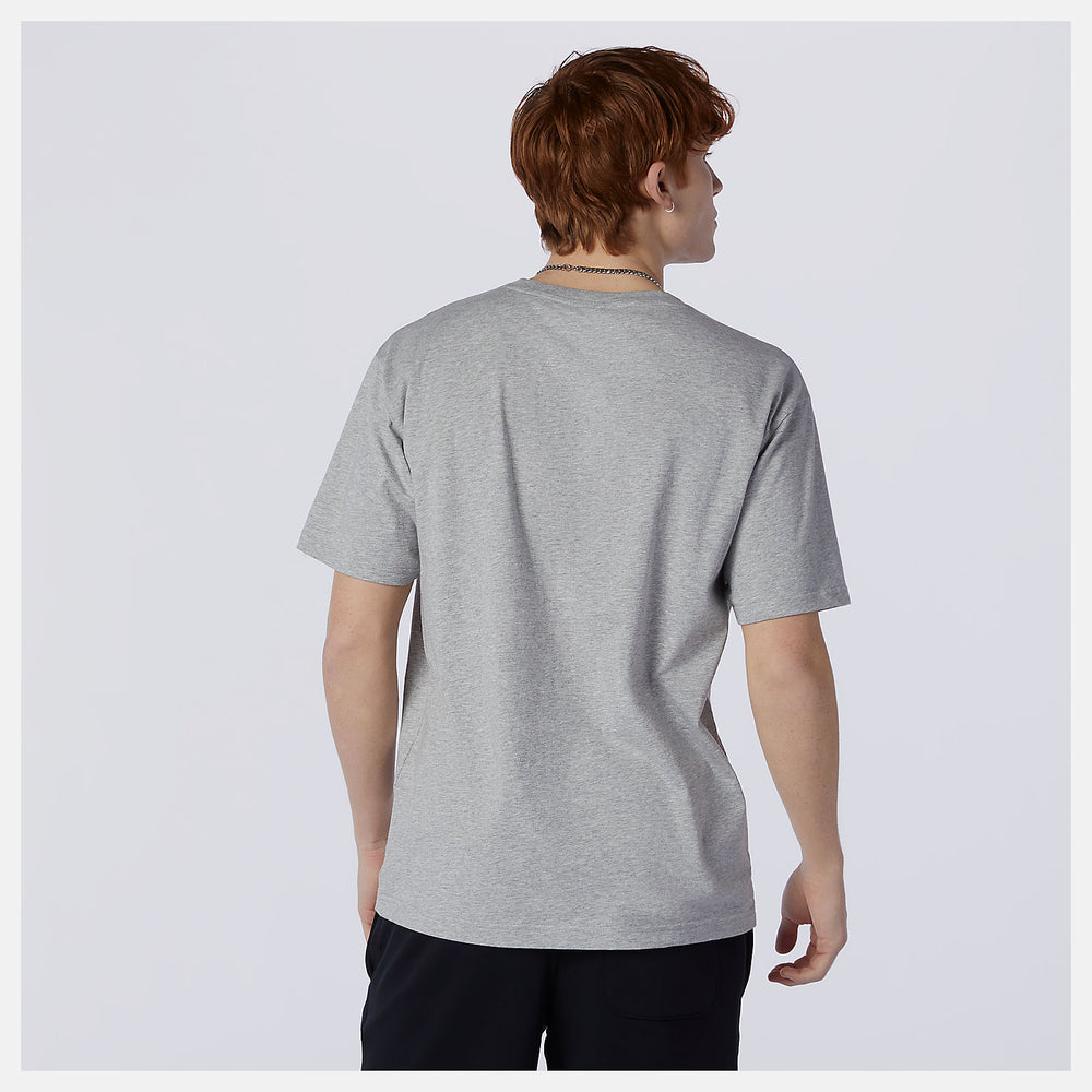 NB Essentials Embroidered Tee | New Balance Clothing Athletic Grey - Women/Men