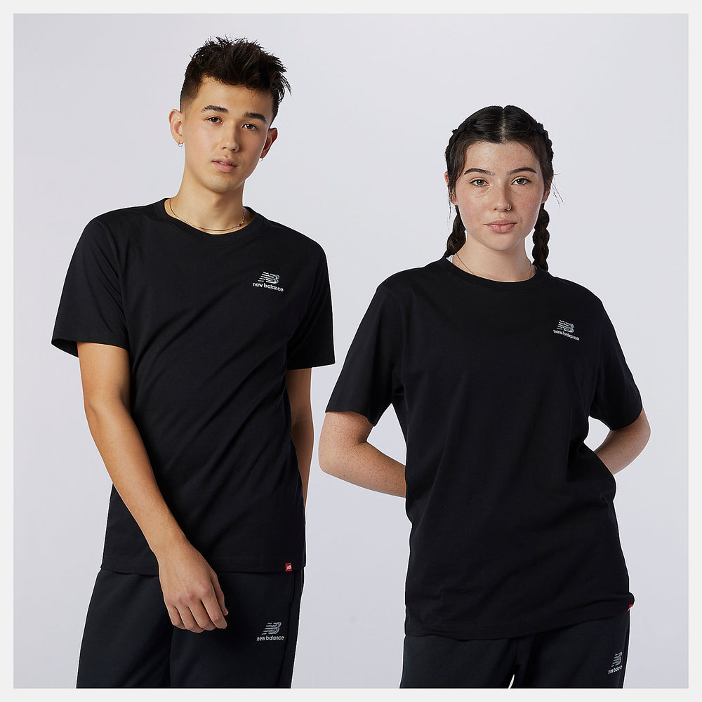 NB Essentials Embroidered Tee | New Balance Clothing Black - Women/Men
