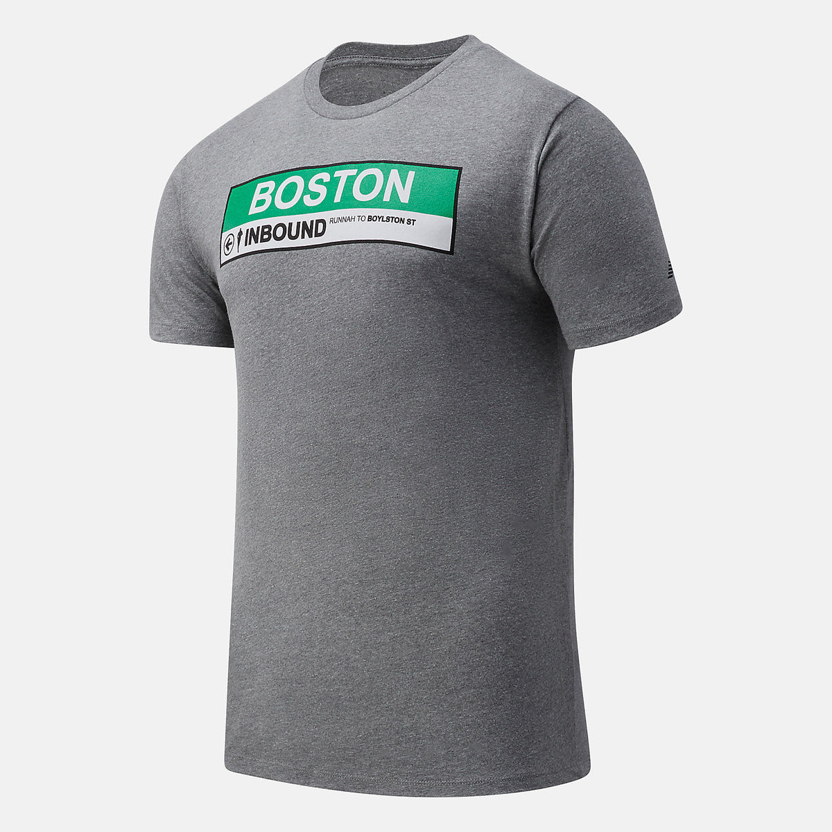 Boston INBound Green Line Graphic Tee | New Balance Clothing Athletic Grey - Men