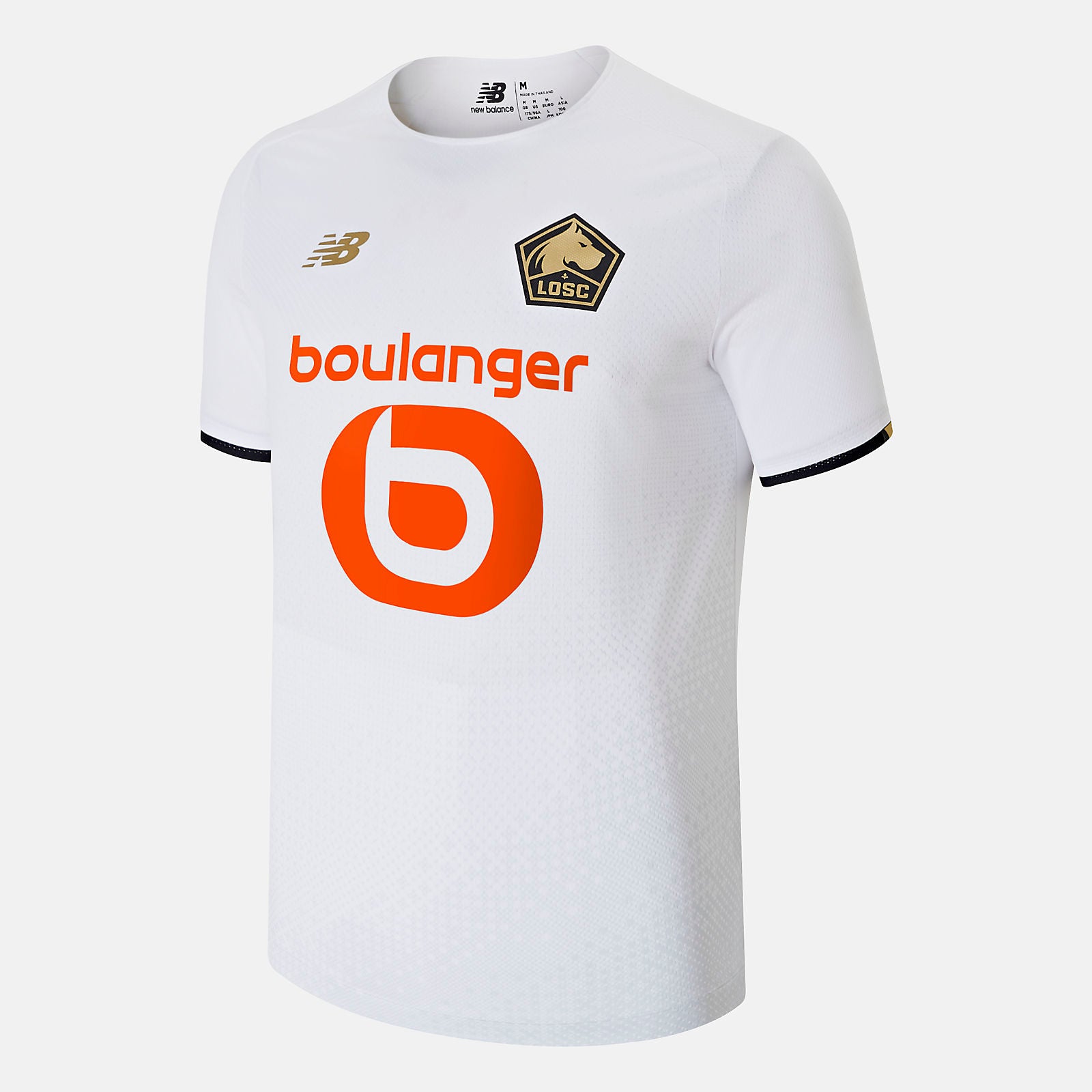 Lille LOSC Away Short Sleeve Jersey | New Balance Clothing White - Men