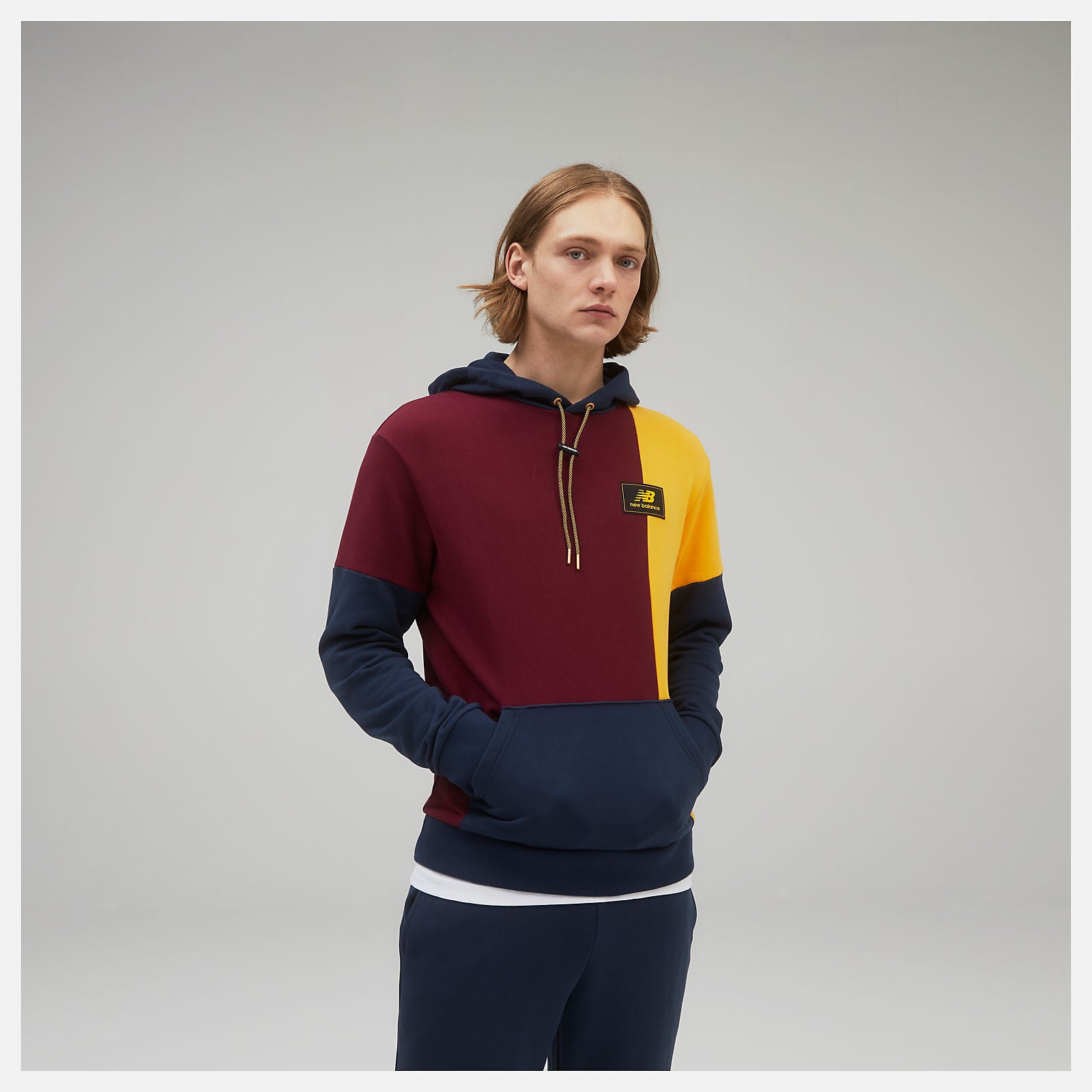 NB Athletics Higher Learning Hoodie | New Balance Clothing Garnet - Men