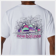 NB Athletics Clash Graphic Tee | New Balance Clothing White - Men