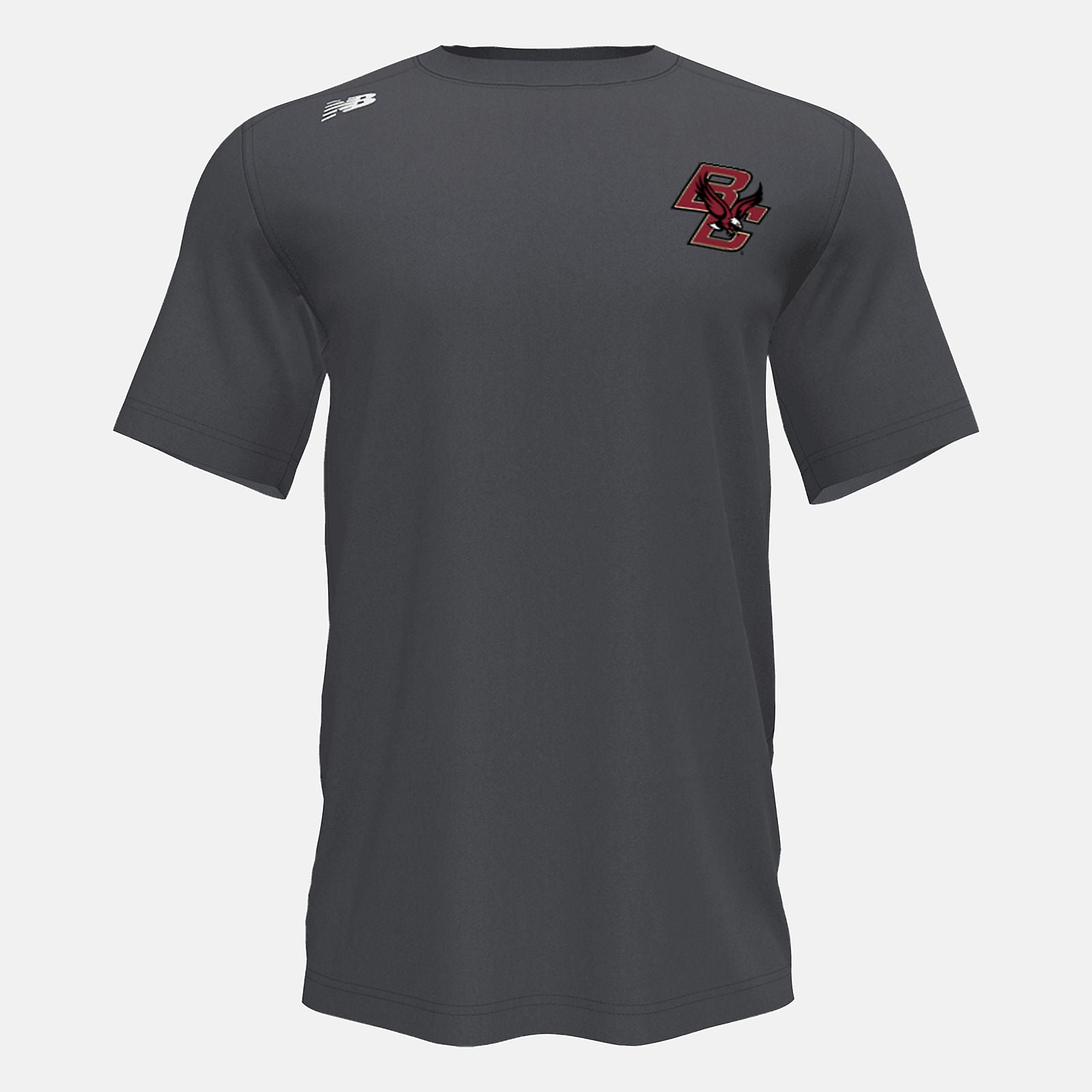 Short Sleeve Tech Tee(Boston College) | New Balance Clothing Dark Heather - Men