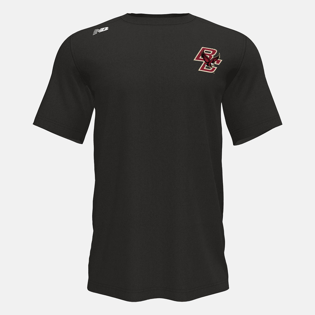Short Sleeve Tech Tee(Boston College) | New Balance Clothing Team Black - Men