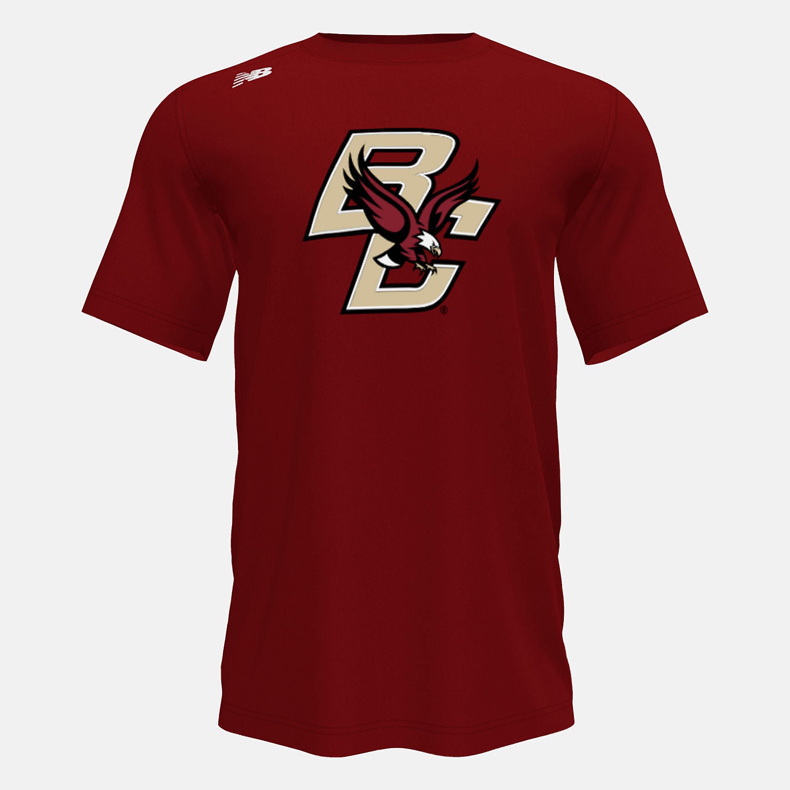 Short Sleeve Tech Tee(Boston College) | New Balance Clothing Mercury Red - Men