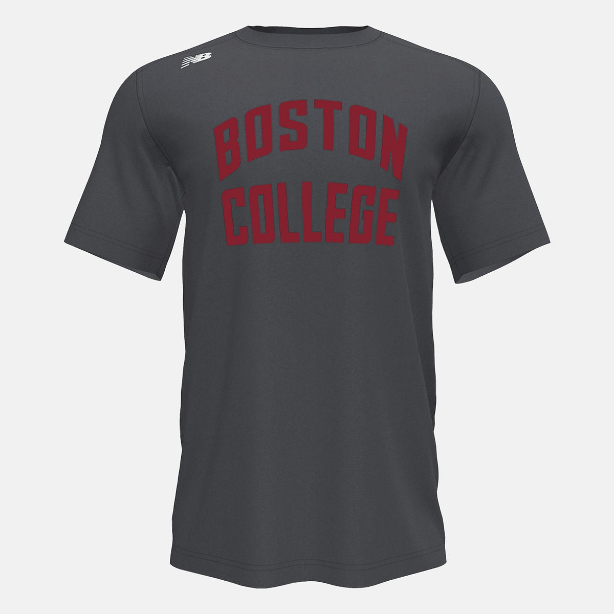 Short Sleeve Tech Tee(Boston College) | New Balance Clothing Dark Heather - Men