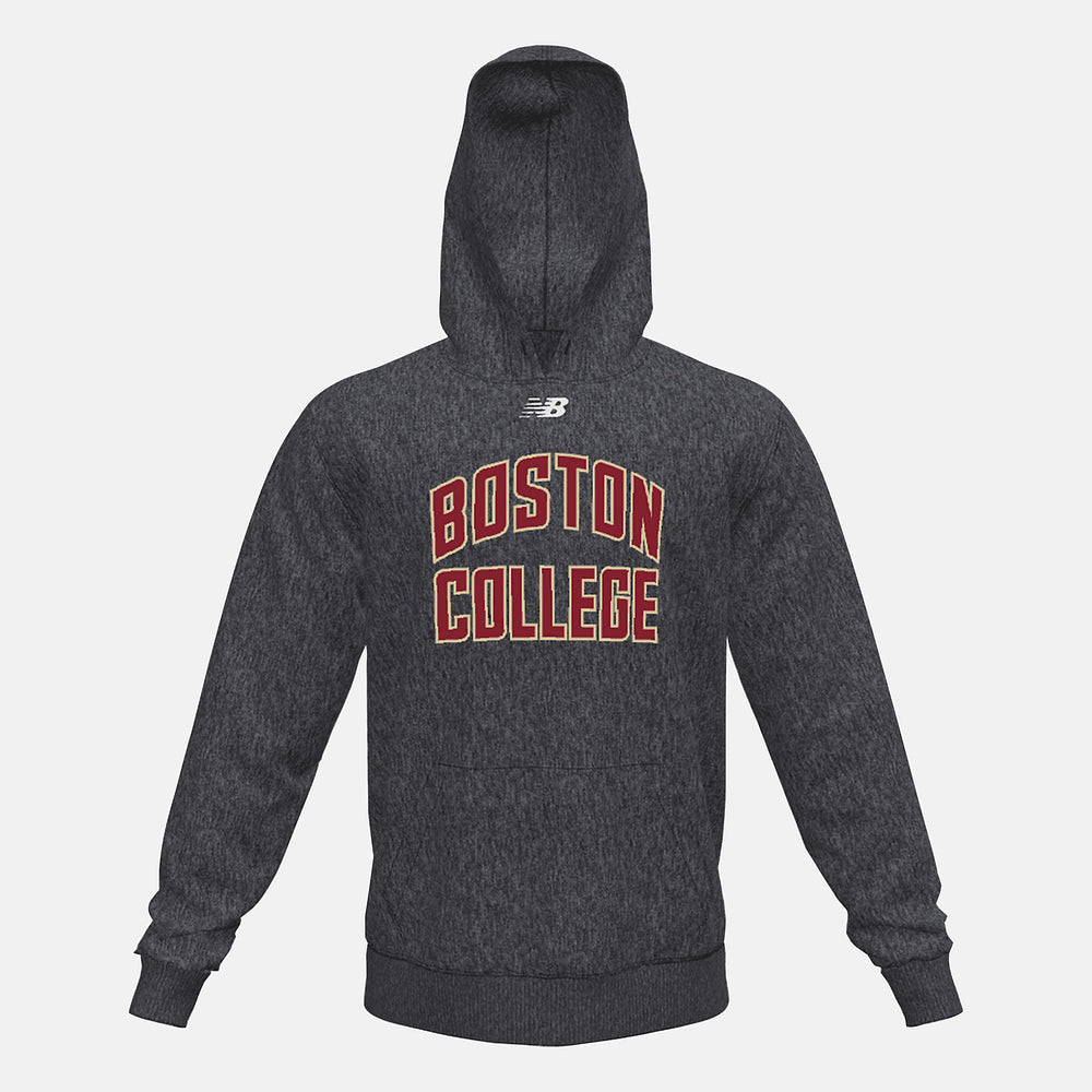 NB Fleece Hoody(Boston College) | New Balance Clothing Black Heather - Men