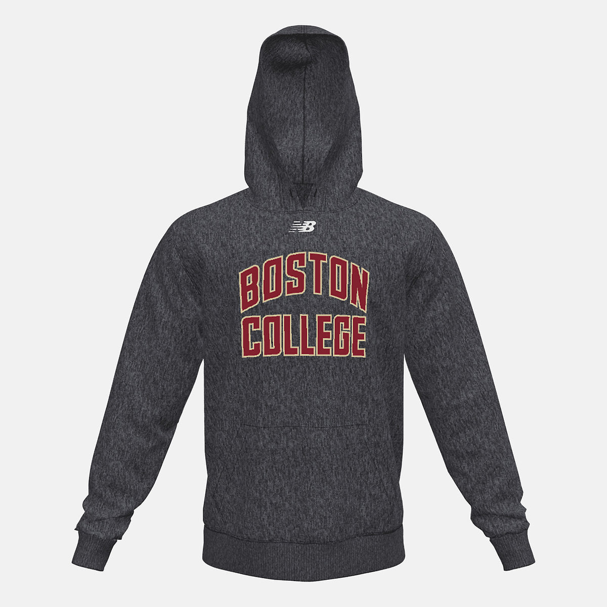 NB Fleece Hoody(Boston College) | New Balance Clothing Black Heather - Men