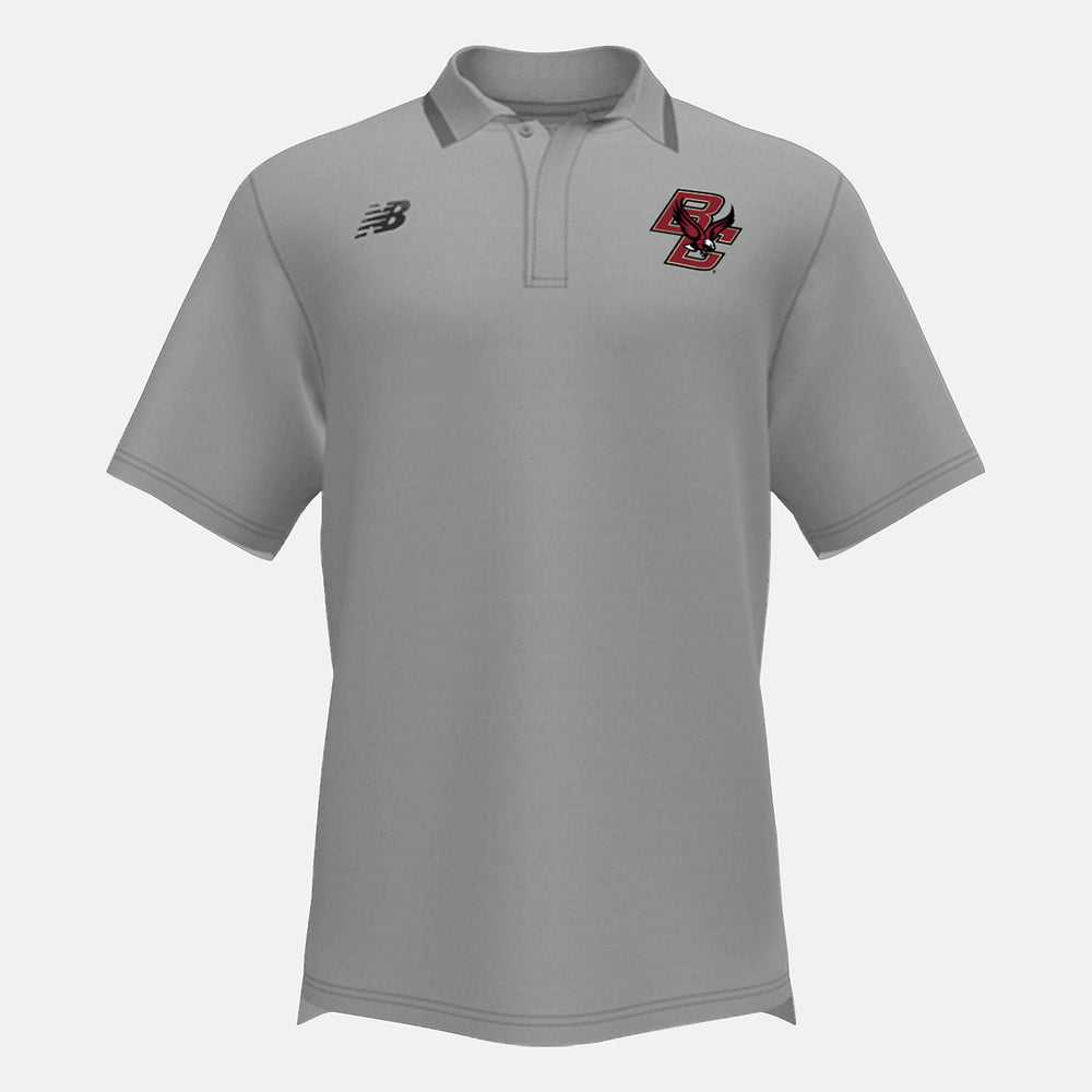 Team Rally Polo(Boston College) | New Balance Clothing Light Grey - Men