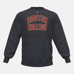 NB Crew Fleece(Boston College) | New Balance Clothing Black Heather - Men
