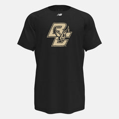 Raglan Tech Tee(Boston College) | New Balance Clothing Team Black - Men