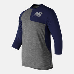 Asym 2.0 Left 3/4 Sleeve | New Balance Clothing Team Navy - Men