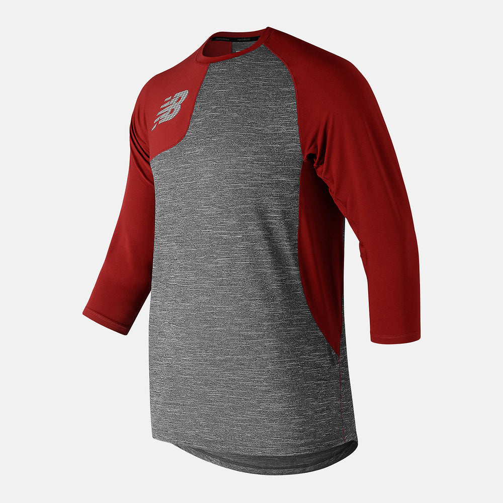 Asym 2.0 Right 3/4 Sleeve | New Balance Clothing Team Red - Men