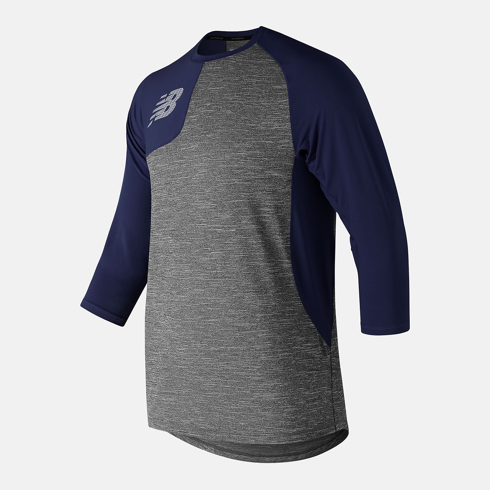 Asym 2.0 Right 3/4 Sleeve | New Balance Clothing Team Navy - Men