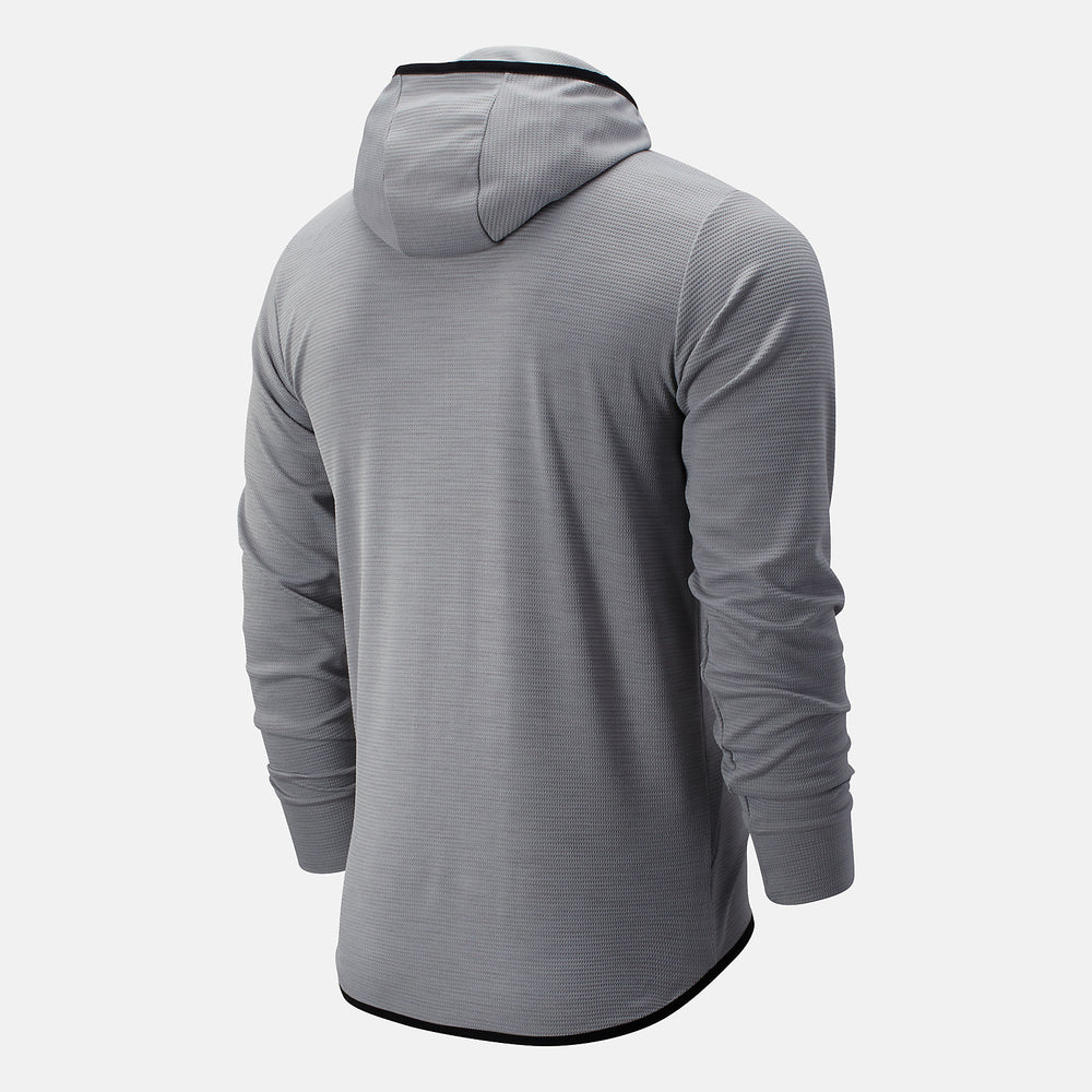 Tenacity Hooded QTR Zip | New Balance Clothing Athletic Grey - Men