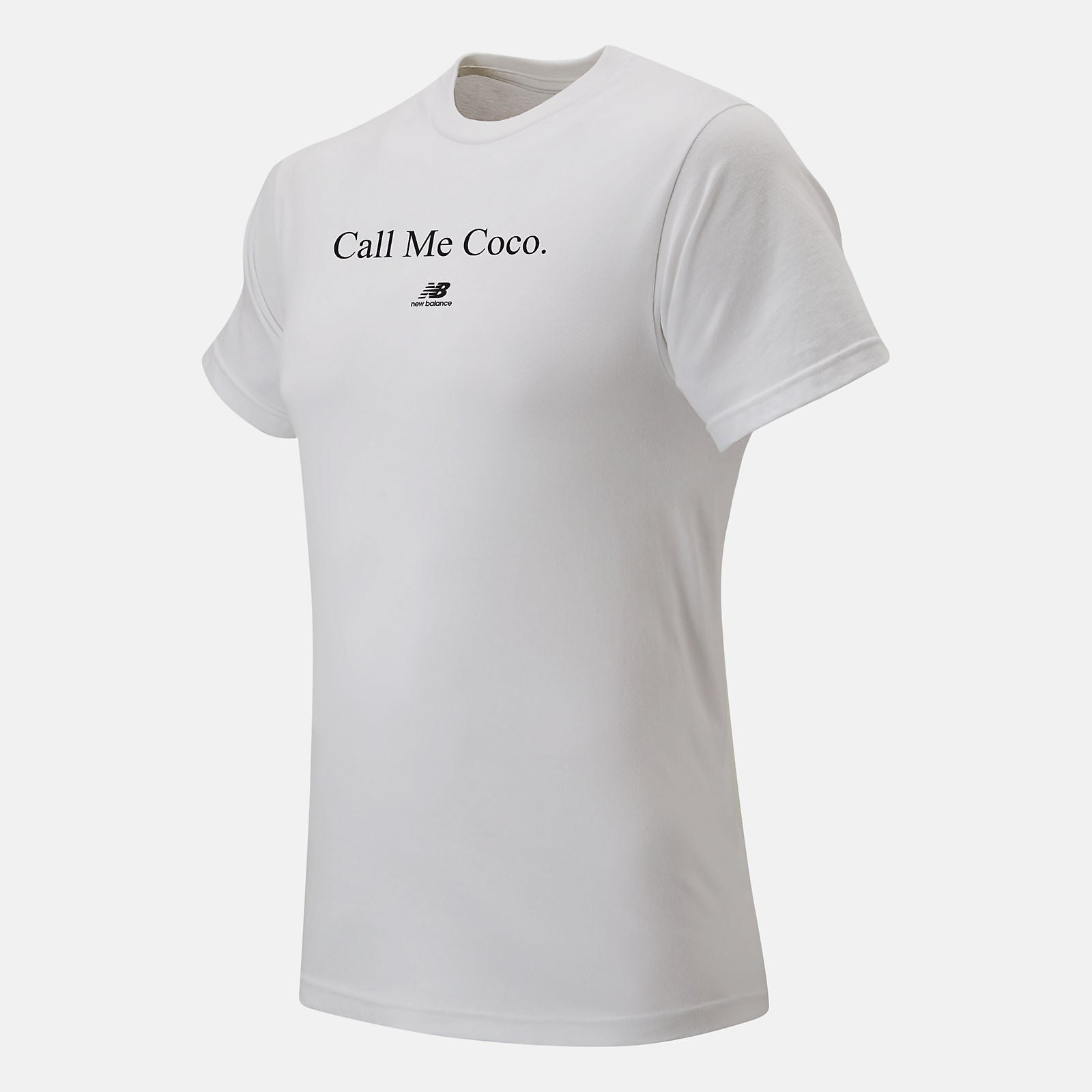 Call Me Coco Tee | New Balance Clothing White/Black - Men