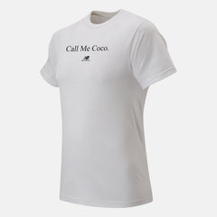 Call Me Coco Tee | New Balance Clothing White/Black - Men