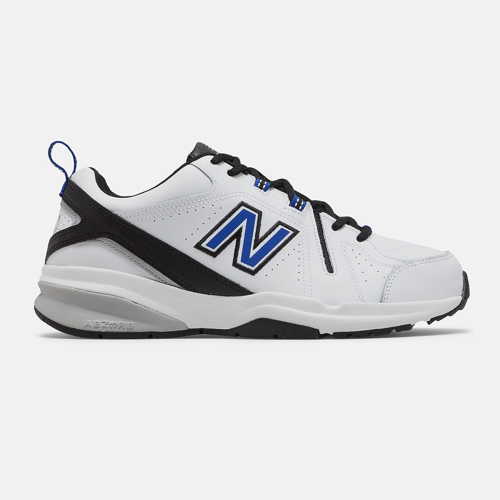 608v5 | New Balance Shoes White/Team Royal and Black - Men