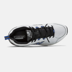608v5 | New Balance Shoes White/Team Royal and Black - Men